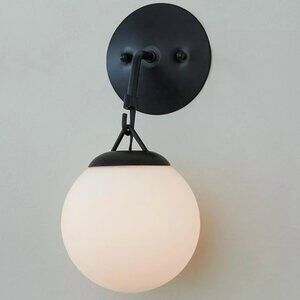 Hooked Globe Sconce